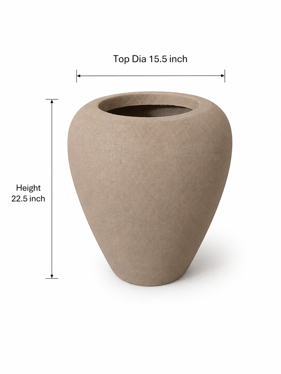 Regal Orb FRP Planter- Large - Image